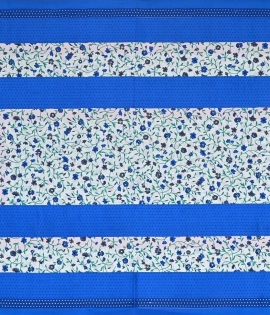 Pure Cotton Blue Bed Sheet