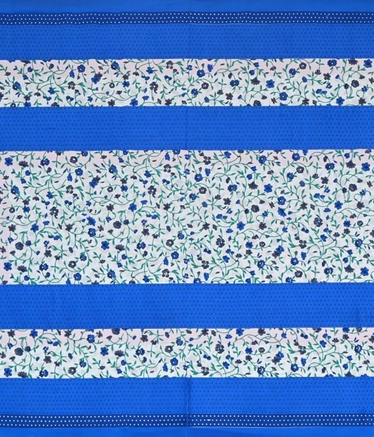 Pure Cotton Blue Bed Sheet