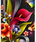 Botanical Wallpapers Fridge Sticker