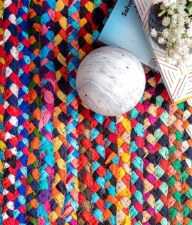 Cotton Braided Handmade Floor Rug