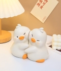 Cute Hug Ducks Decorative Bookends