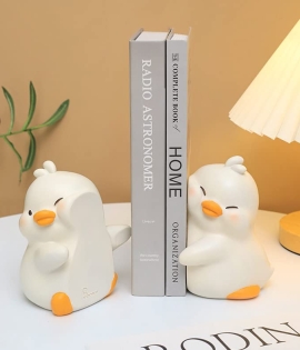 Cute Hug Ducks Decorative Bookends