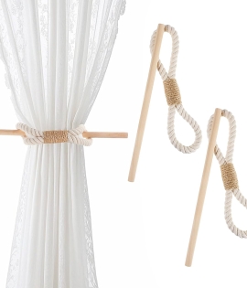 Farmhouse Curtain Tiebacks