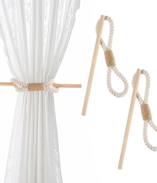 Farmhouse Curtain Tiebacks