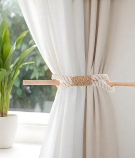 Farmhouse Curtain Tiebacks