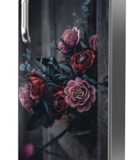 Flower Single Door Fridge Sticker