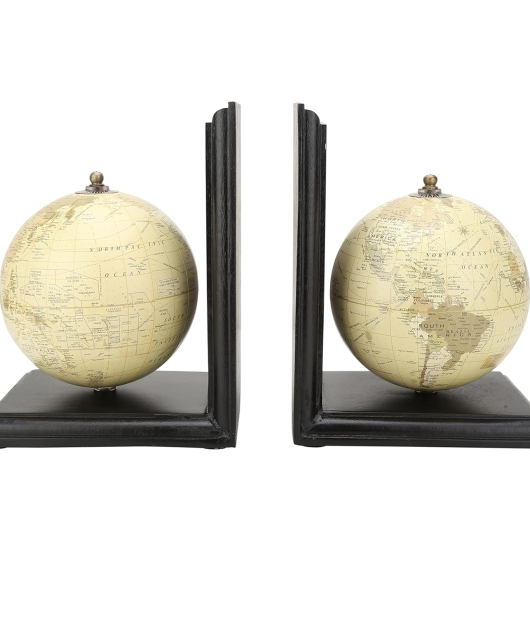 Modern Vintage Globe Bookends