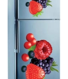 Straw Berry Tomato Fridge Sticker