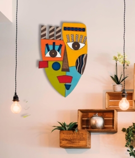 Unique Face Wall Mask