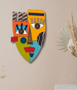 Unique Face Wall Mask