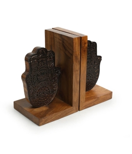 Wooden Book Ends