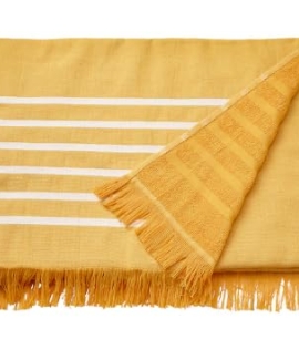 Yellow Broggan Bath Sheet