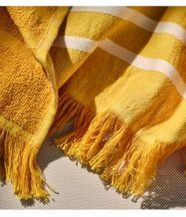 Yellow Broggan Bath Sheet